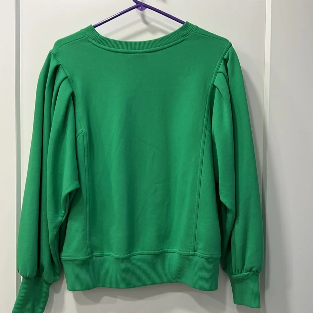 A new day Green dressy Sweatshirt Top - XL - Picture 5 of 9